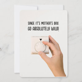 母笑わされるの日カード – 母のサーモスタット 招待状