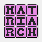 母系家庭 マグネット (正面)