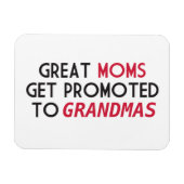 母素晴らしが祖母に昇進する マグネット (横)