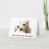 母素晴らしの日が私の素晴らしい妻を祈る カード (裏面)