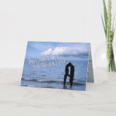 母素晴らしの日が私の素晴らしい妻を祈る カード (正面)