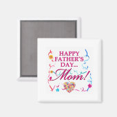 母素晴らしの贈独身のり物 マグネット (正面/裏面)