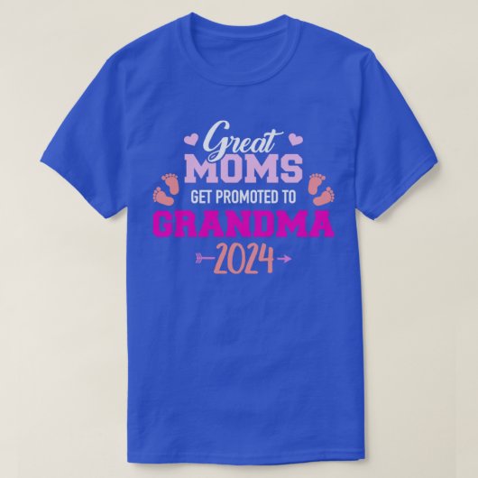 母素晴らしは2024年祖母に昇進する Tシャツ (デザイン正面)