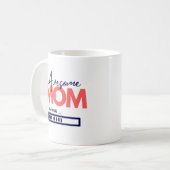 母素晴らし母の日の引用文 コーヒーマグカップ (正面左)