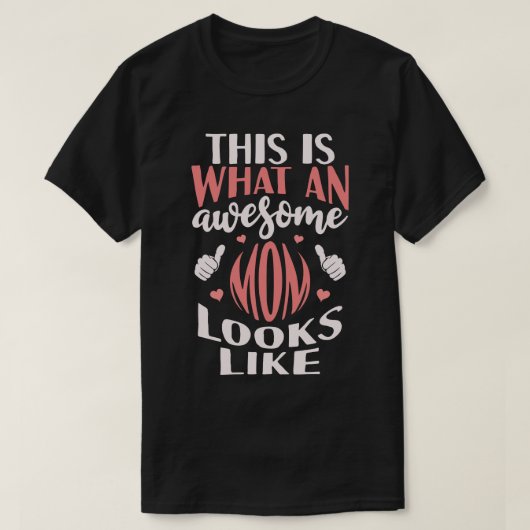 母素晴らし母の日 Tシャツ (デザイン正面)
