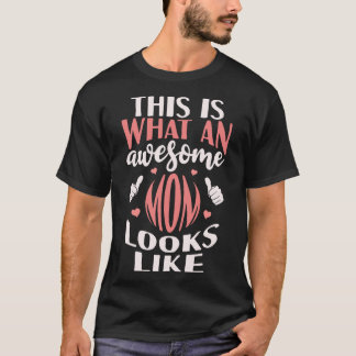 母素晴らし母の日 Tシャツ