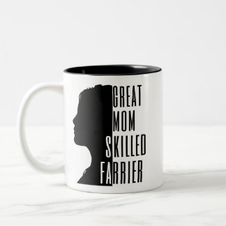 母素晴らし熟練者のギフユニークト ツートーンマグカップ