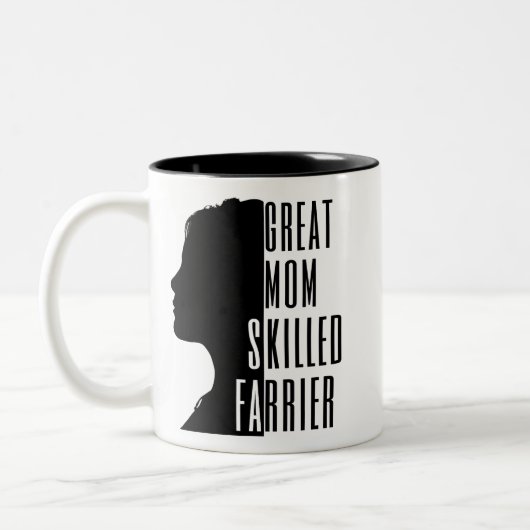 母素晴らし熟練者のギフユニークト ツートーンマグカップ (左)