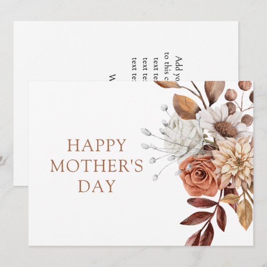 母素朴日植物学フローラ (正面/裏面)