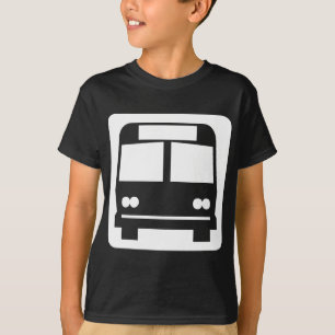 母線の記号 – 暗い部分は白 Tシャツ
