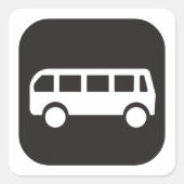 母線シンボル スクエアシール (正面)