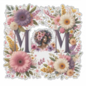 母美しい シール (正面)