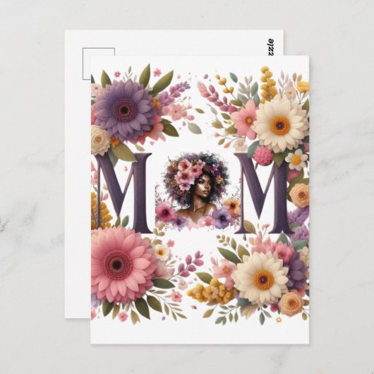 母美しい ポストカード (正面/裏面)