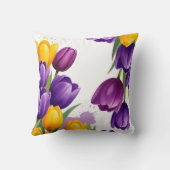 母考えの日チューリップよ クッション (裏面)