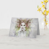 母自然グリーティングカード カード (黄色い花)