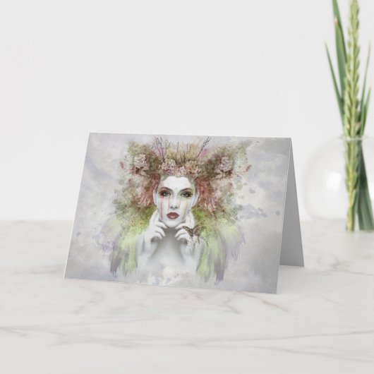 母自然グリーティングカード カード (正面)