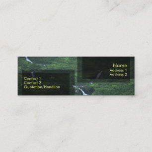 母自然名刺 スキニー名刺