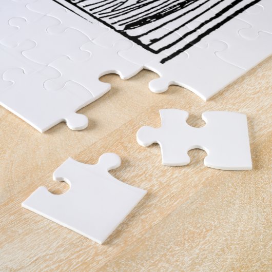 母自然夏 ジグソーパズル (側面)