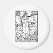 母自然夏 マグネット (正面)