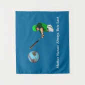 母自然常にこうもり最後 タペストリー (正面)