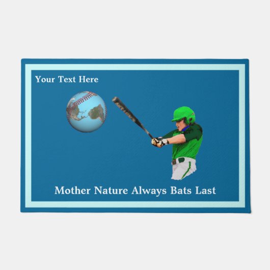 母自然常にこうもり最後 ドアマット (正面)