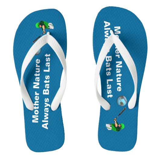 母自然常にこうもり最後 ビーチサンダル (フットベッド)