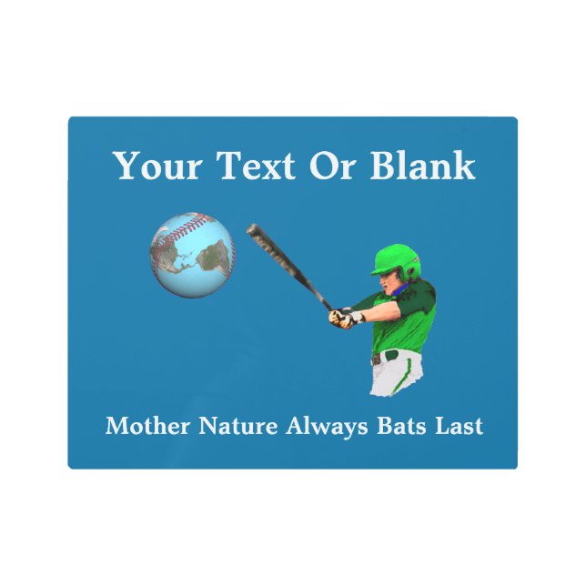 母自然常にこうもり最後 メタルプリント (正面)