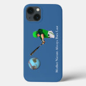 母自然常にこうもり最後 Case-Mate iPhoneケース (裏面)