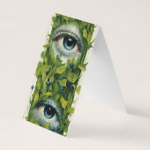 母自然目折りブックマークブックマーカー 名刺 (裏面)