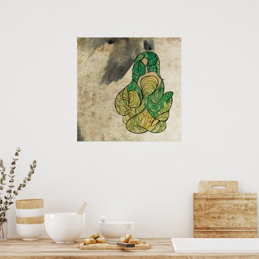 母自然 ポスター (キッチン)