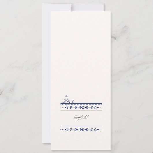 母航海のの日札 カード (裏面)