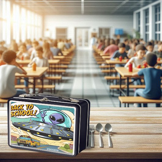 母船からの挨拶（スクールバス） メタルランチボックス