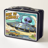 母船からの挨拶（スクールバス） メタルランチボックス (正面)