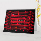 母船折りグリーティングカード カード (黄色い花)