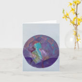 母芸術的の日札 カード (黄色い花)