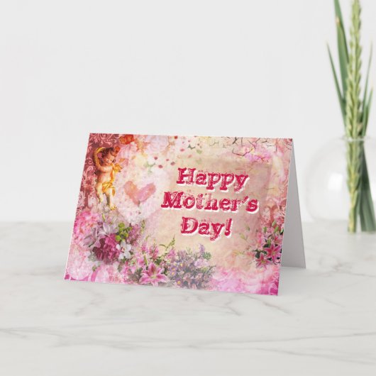 母芸術的の日 カード (正面)