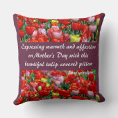 母表現母の日の愛情 クッション (裏面)