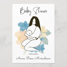 *~*母親がベビーフローラベビーシャワー 招待状