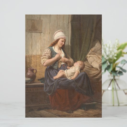 母親が子供を抱き締める（Rudolf Jordan著） カード (スタンド正面)