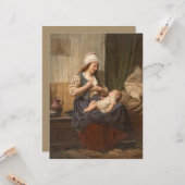 母親が子供を抱き締める（Rudolf Jordan著） カード (正面/裏面インサイチュ)