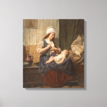 母親が子供を抱き締める（Rudolf Jordan著）