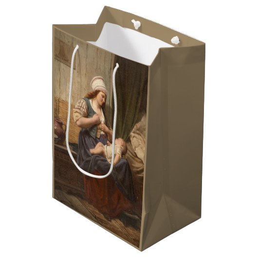 母親が子供を抱き締める(Rudolf Jordan著) ミディアムペーパーバッグ (正面アングル)