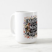 母親が日常から魔法を作り出す コーヒーマグカップ (正面左)