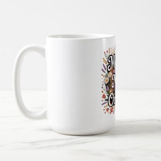 母親が日常から魔法を作り出す コーヒーマグカップ (左)