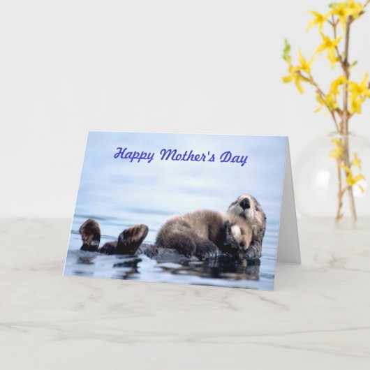 母親が母のデイカードを使うのはいや カード (黄色い花)