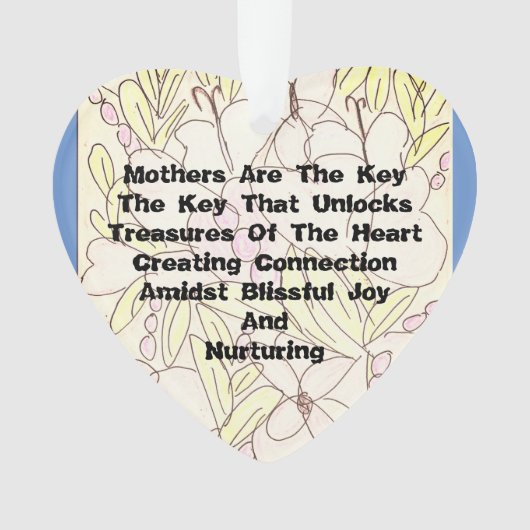 母親が鍵 オーナメント (正面)