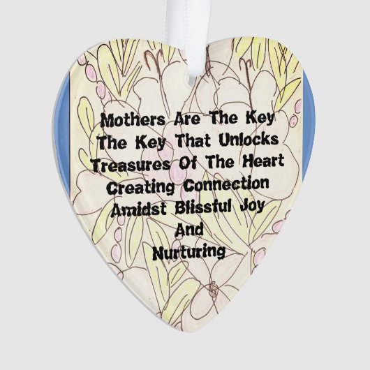 母親が鍵 オーナメント (正面)