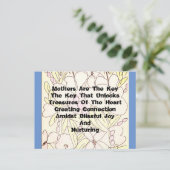 母親が鍵   ポストカード (スタンド正面)