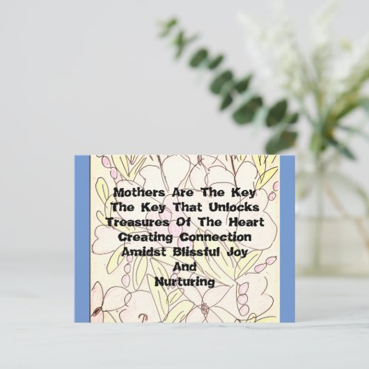 母親が鍵   ポストカード (スタンド正面)