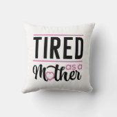 母親として疲れている クッション (裏面)